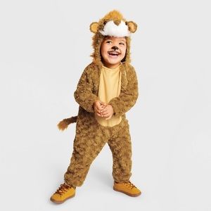 Unisex Plush Cozy Sleeper One Piece Lion Costume 18- 24 months